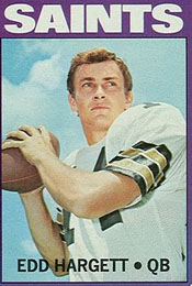 Saints QB Edd Hargett